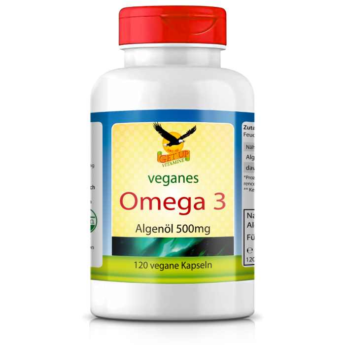 Omega-3-Algenöl vegan von GetUP 500mg bestellen Omega-3-Algenöl vegan von GetUP 500mg bestellen