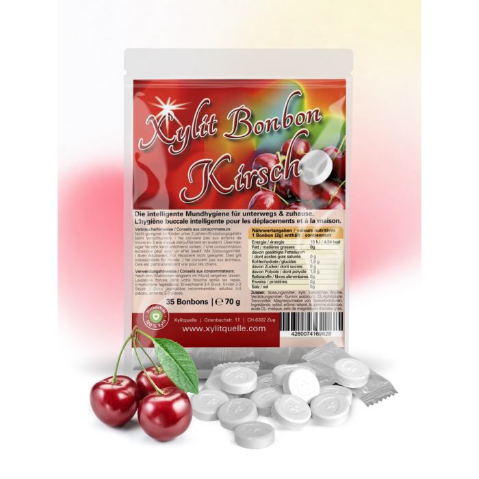 Birkenzucker Bonbons Kirsch hier bestellen | Xylit Bonbon Kirsch Birkenzucker Bonbons Kirsch hier bestellen | Xylit Bonbon Kirsch