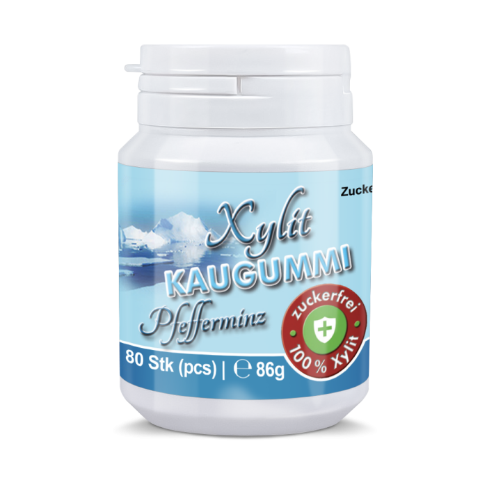 Xylit Kaugummi mit Birkenzucker PFEFFERMINZ bestellen Xylit Kaugummi mit Birkenzucker PFEFFERMINZ bestellen