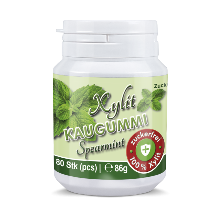 Xylit Kaugummi mit Birkenzucker SPEARMINT bestellen Xylit Kaugummi mit Birkenzucker SPEARMINT bestellen