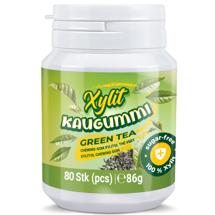 Xylitquelle Xylit Kaugummi mit Birkenzucker GRÜNER TEE bestellen Xylitquelle Xylit Kaugummi mit Birkenzucker GRÜNER TEE bestellen