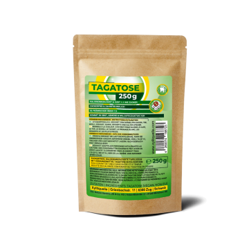 Tagatose Pulver 250 g - vegane, zuckerfreie & kalorienreduzierte Tafelsüße mit D-Tagatose