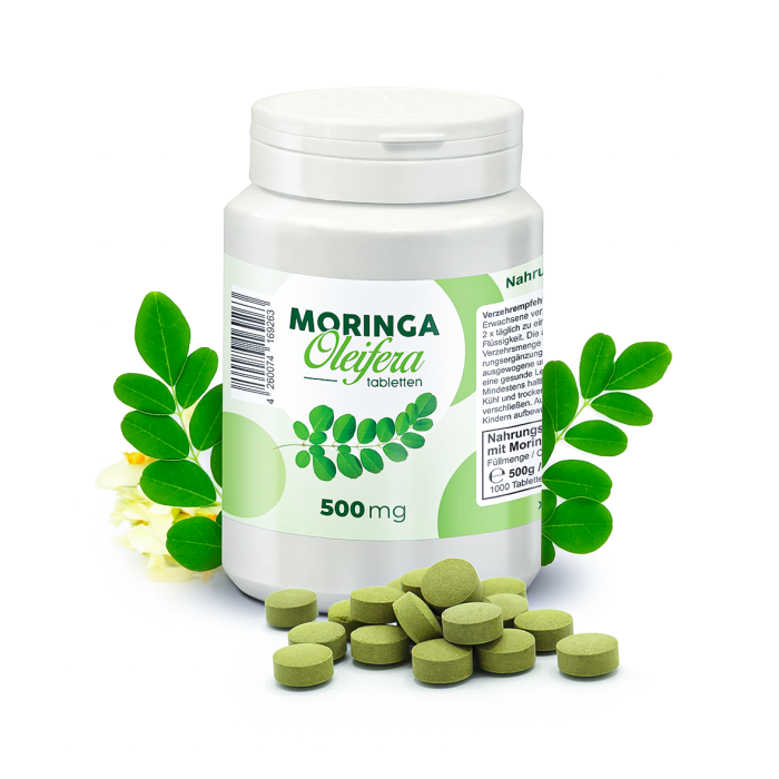 Moringa Oleifera 500 mg, 1000 Tabs