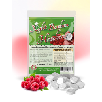  Birkenzucker Bonbons Himbeer hier bestellen | Xylit Bonbon Himbeer